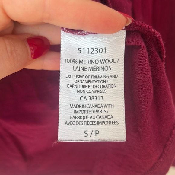 Segments Merino wool long sleeve baselayer thermal shirt fuschia S - Picture 3 of 7